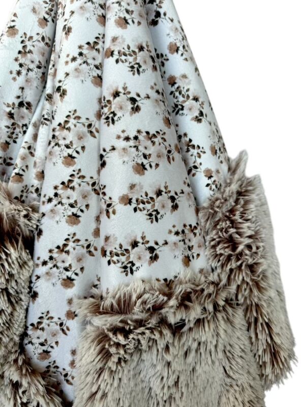 Beige Floral- Minky Biggee - Image 3
