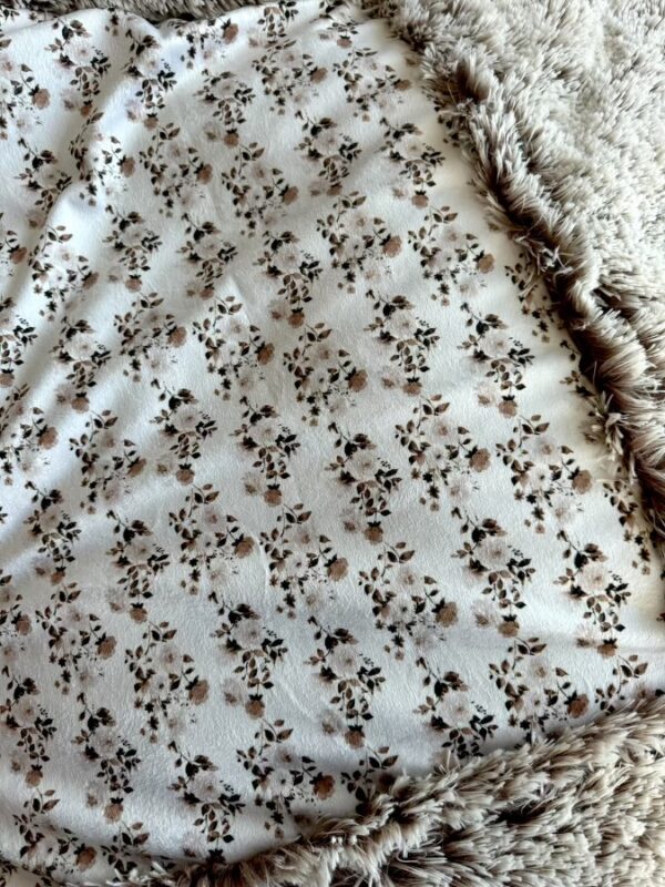 Beige Floral- Minky Biggee - Image 2