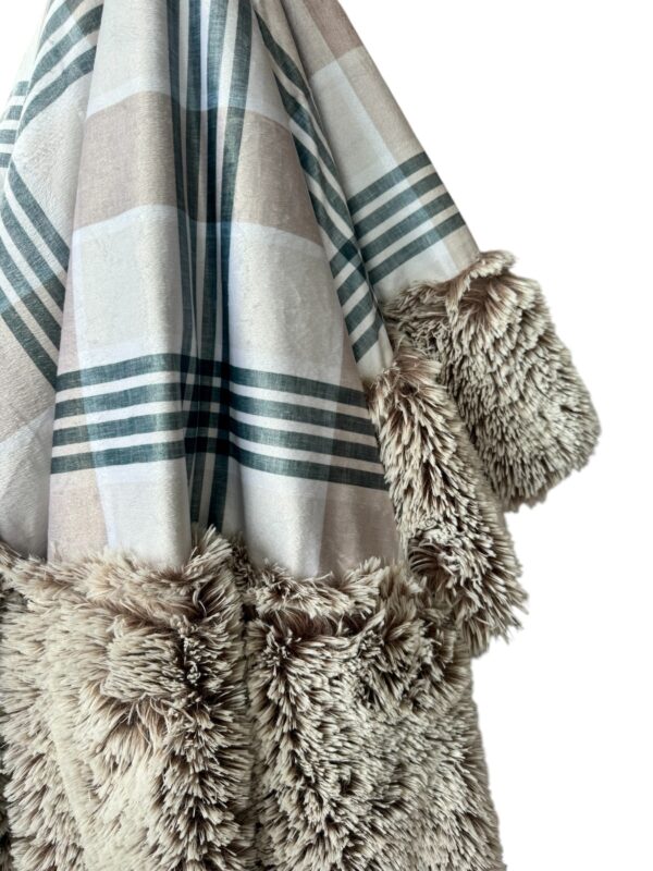 Cocoa Plaid- Minky Biggee - Image 2