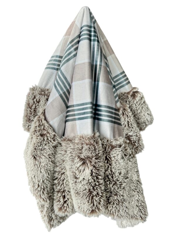 Cocoa Plaid- Minky Biggee
