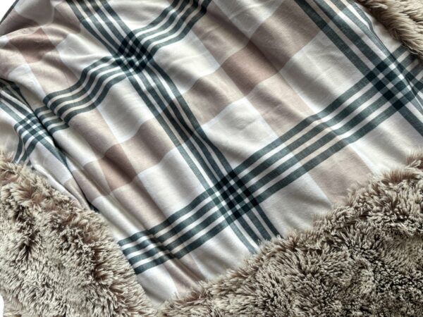 Cocoa Plaid- Minky Biggee - Image 3