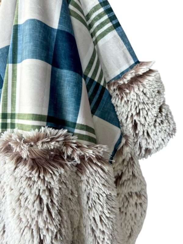 Blue Plaid- Minky Biggee - Image 3
