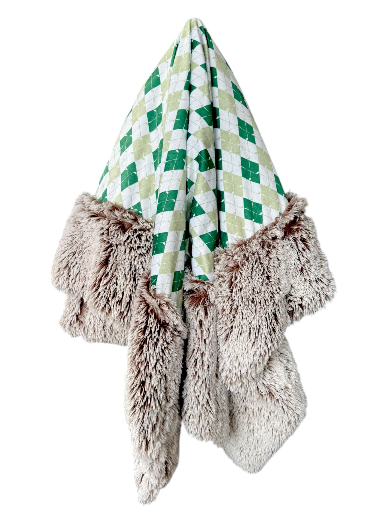 Green Argyle Golf- Minky Biggee