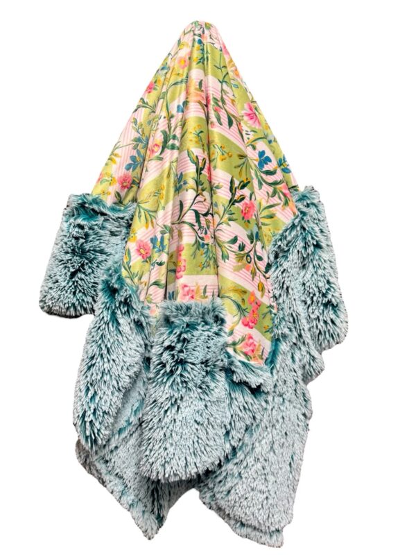 Striped floral -Minky Biggee