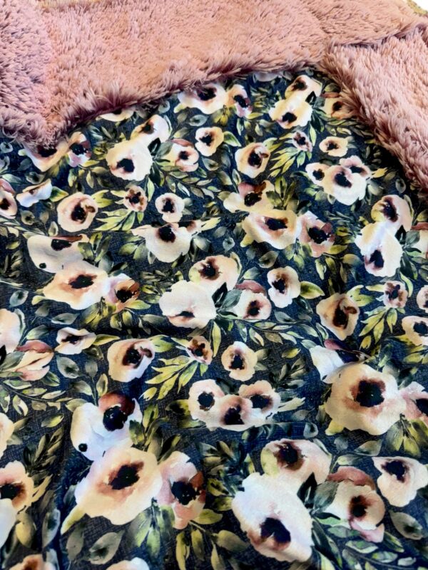 Moody teal floral -Minky Biggee - Image 4