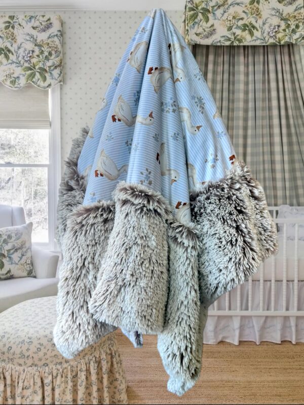 Mother Goose Gingham -Minky Biggee