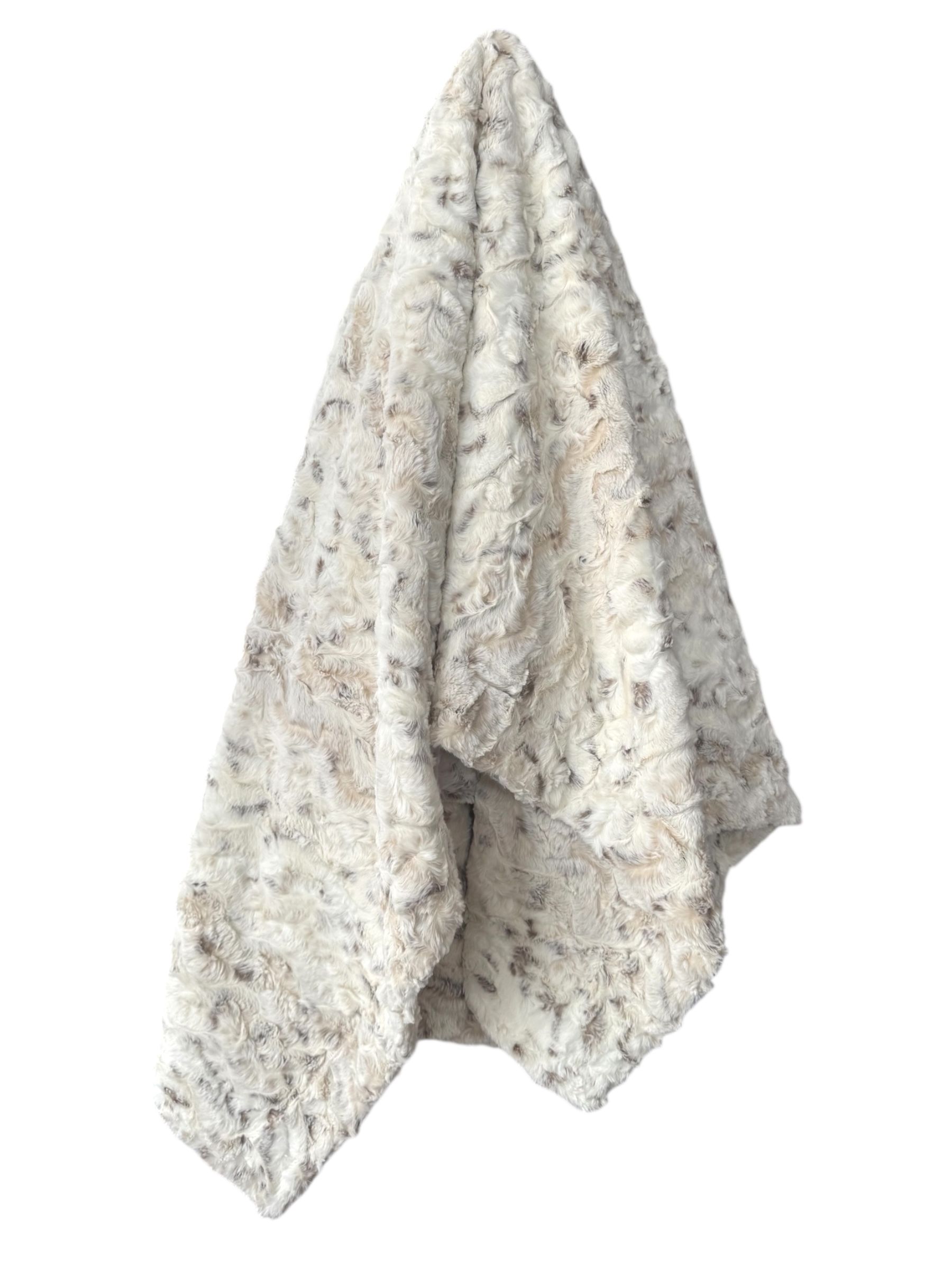 Luxe Snow leopard - Double Minky - Image 2