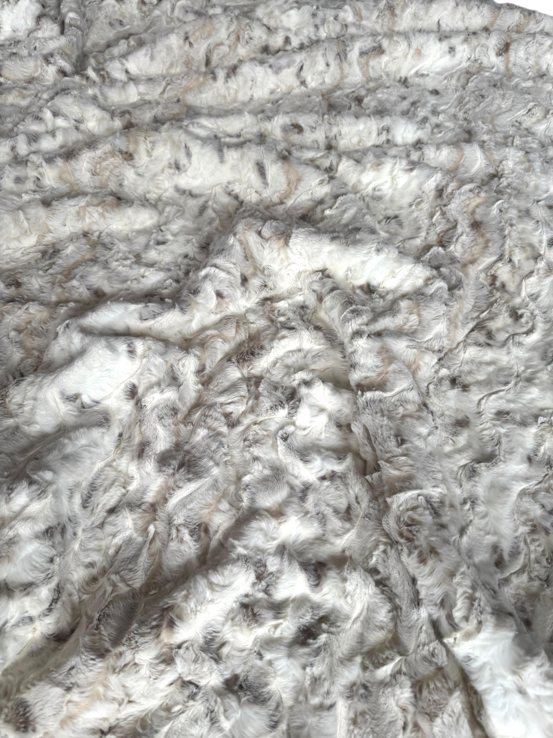 Luxe Snow leopard - Double Minky - Image 4