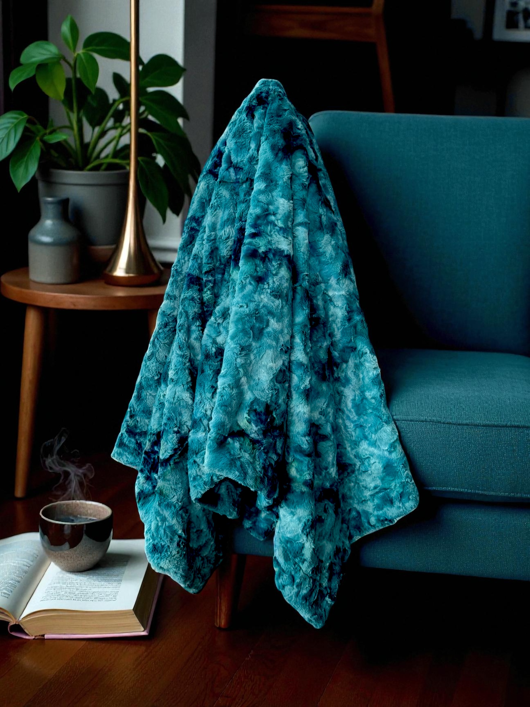 Luxe Turquoise - Double Minky