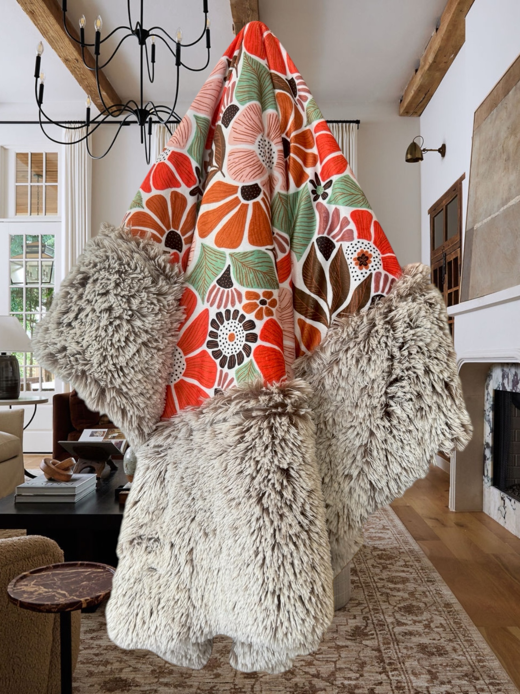 Mod floral -Minky Biggee