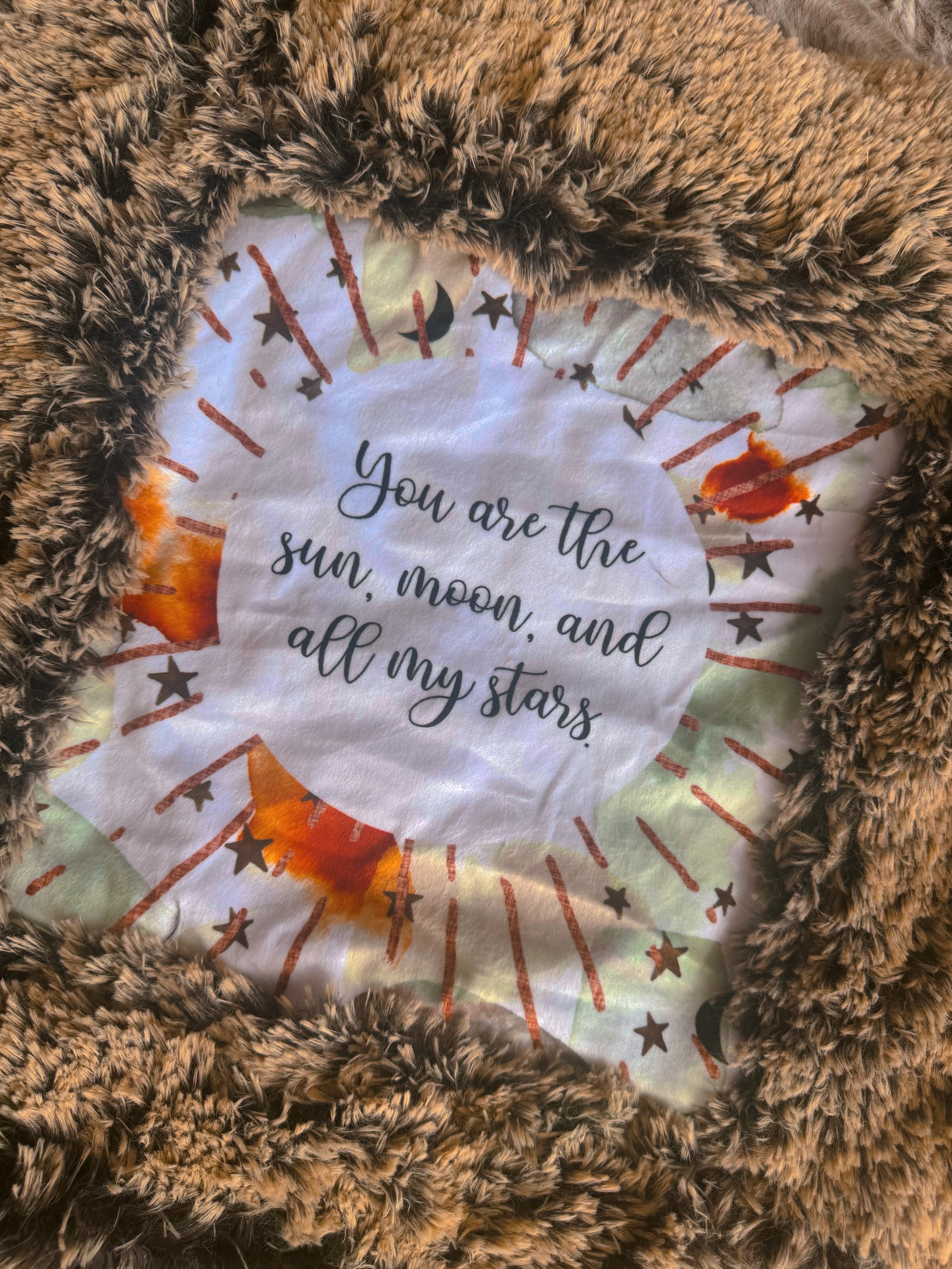 Sun moon & stars - Minky Luvee